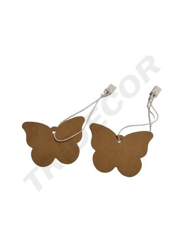 [0141023HA] Schmetterlingsform Stanzetikett 4.5X3.5cm 100 Stück/Packung