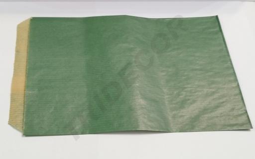 [010247] Sobre Papel Kraft 15+2.5X22 Imp.Verde Oscuro 40 Gr 50Uds/Paq 