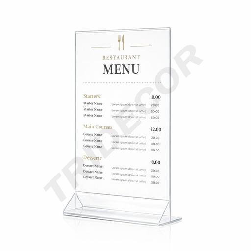 [007132] Acrylic Poster Holder A4 33X21X7cm