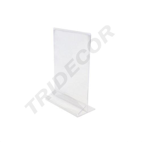 [007133] Suporte para Poster de Acrílico A5 25.5X15X6cm