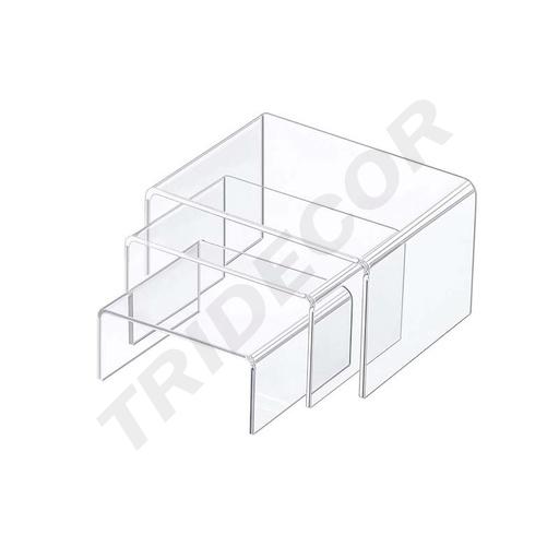 [007008] 三件套亚克力包架Expositor Acrilico Forma C 3 Alturas