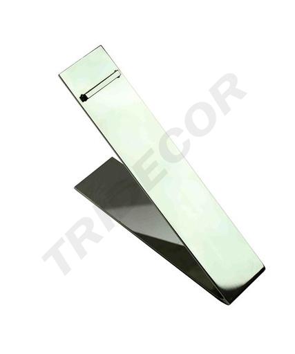 [009743] 商店长方形钢鞋展示架12X19.5X5cm Expositor de Zapatos para Tiendas Tubo Rectangular de Acero 12X19.5X5cm