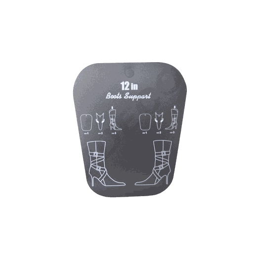 [007081] Soporte de plástico negro para bota, 200/caja