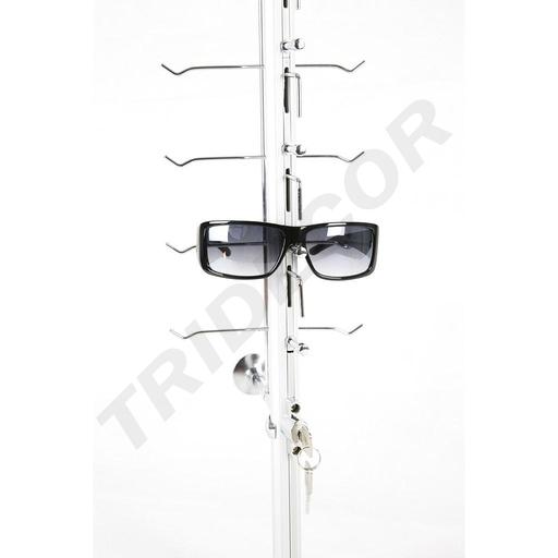 [003036] Expositor de 14 Gafas con Cerradura para Pared de 125X16cm, 10 unidades/caja