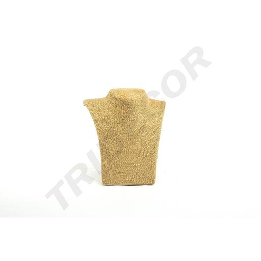[009606] Porte-collier, couleur avocat, recouvert de corde