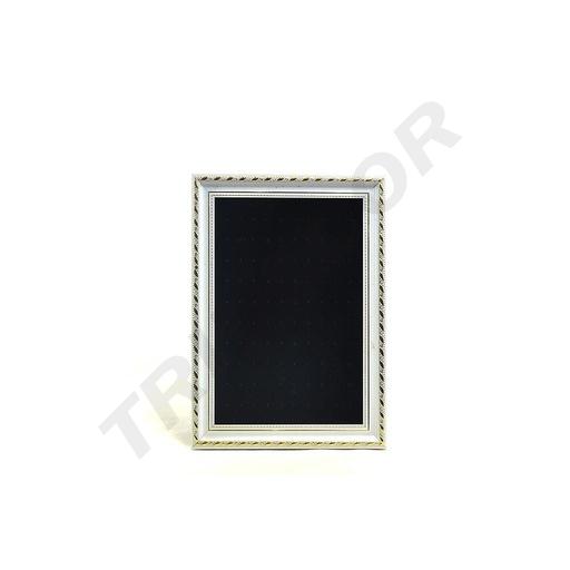 [009362] Moldura de Brincos de Veludo Preto 25X30cm