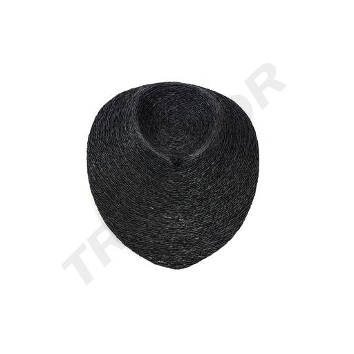 [009851] 项链展示 覆盖黑色绳索 Expositor para Collares Revestido En Cuerda Negra