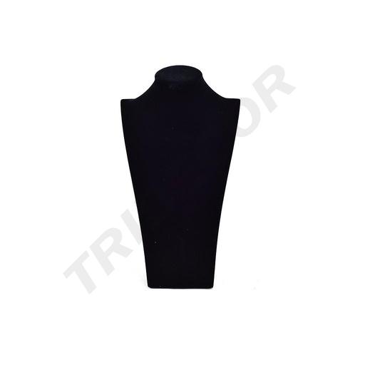 [009709] Schwarze Samt Halskettenauslage