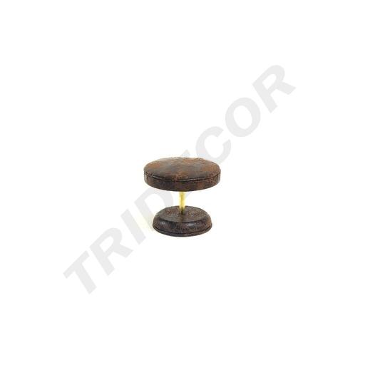 [009408] Table à bijoux en similicuir marron