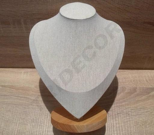 [0091029] Collane a bavaglino in tessuto di lino e legno taglia M