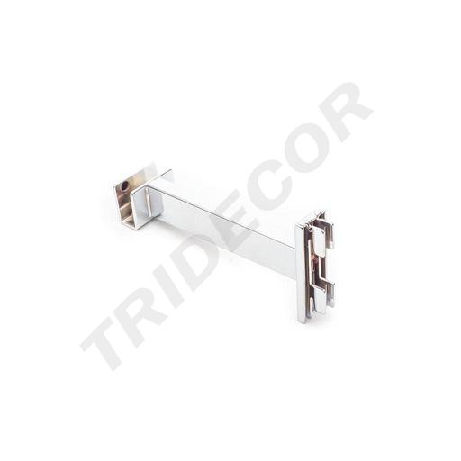 [002150] 电镀双鱼尾扁管托 15cm Soporte de Tubo Rectangular para Cremallera