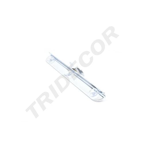 [006029] 25mm 圆管层板托 30cm Soporte Simple de Estante para Tubo de 25cm 