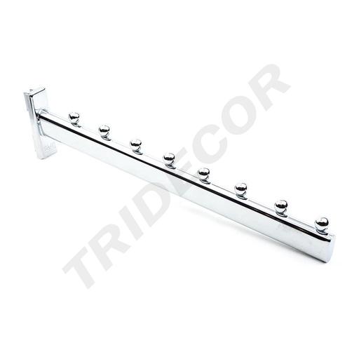 [002288] Percha de cromo con 8 bolas para sistema de cremallera de 35cm