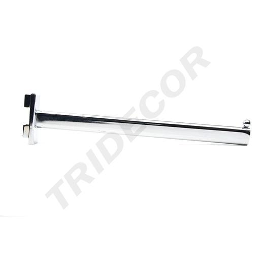[002044] 双鱼尾椭圆电镀一珠 Colgador Recto Con 1 Bola para Sistema de Cremallera 35cm