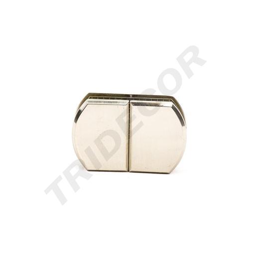 [044051] Pieza De Acero Para Unir Vidrio