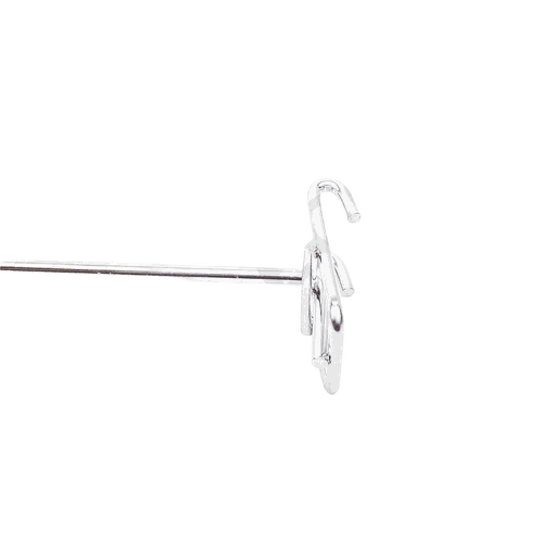 [001031] 电镀万能网钩 Gancho Universal Cromado para Malla 35cm 200 Pcs/caja