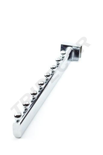 [002285] 椭圆八珠下斜U型头30cm Gancho de Ropa para Tubo Rect.Con 8Bolas30cm