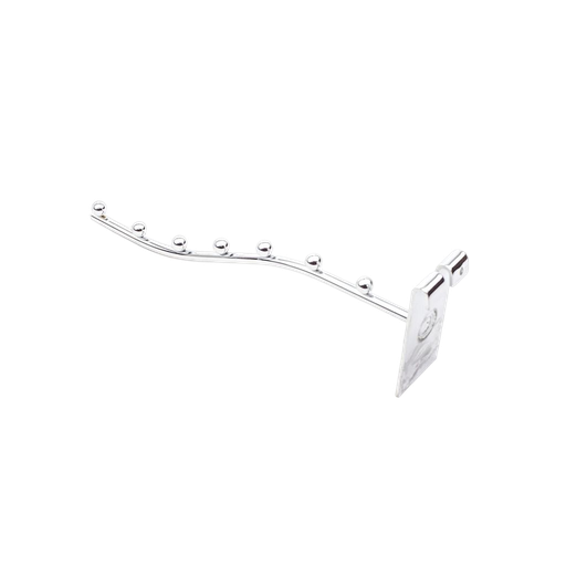 [001100] Cârlig curbat cu 7 bile pentru grilaje/mesh, 35cm