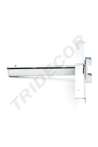 [006166] 双鱼尾电镀飞机架支架 Soporte de Estante En Tpara Sistema de Cremallera
