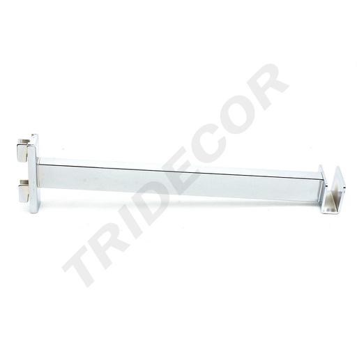 [002153] 电镀双鱼尾扁管托 30cm Soporte de Tubo Rectangular para Sistema de Cremallera 