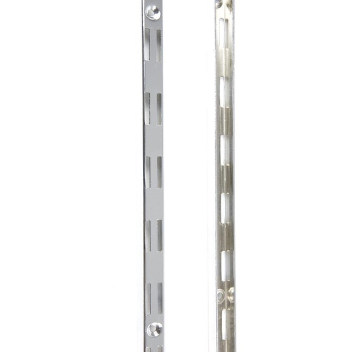 [006012] Sistema de Cremallera Cromado de Doble Ranura 240cm