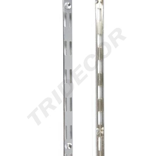 [006012] Sistema de Fecho Éclair com Duplo Entalhe Cromado 240cm