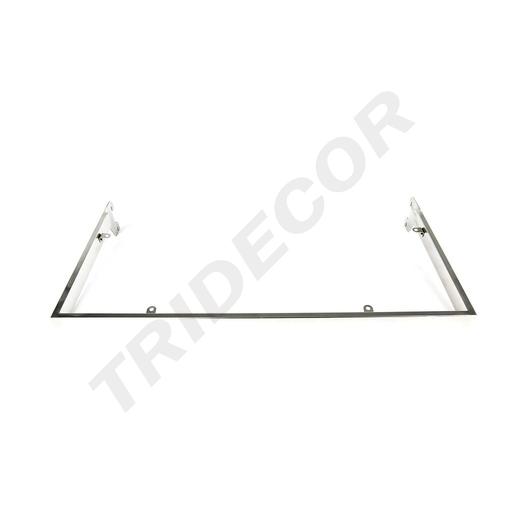 [006528] 单边脚不锈钢U层板架 59.5X30cm Estante para Sistema de Cremallera