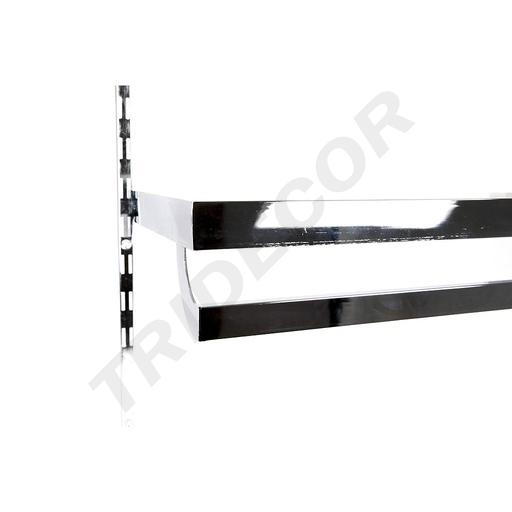 [006521] Cabide Duplo para Fecho de Correr de Cromo 60x30cm 10 unidades/caixa