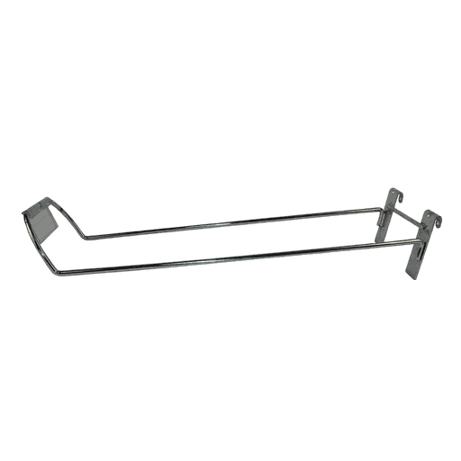 [001180] Soporte para pelota con porta precio para valla/malla, 35 cm