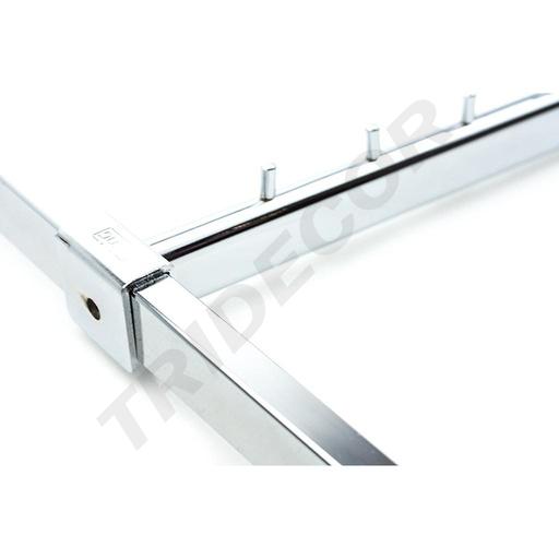 [002054] Inclined Hanger with 8 Nails for Rectangular Tube 35 cm