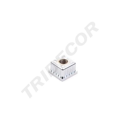 [006099] 电镀方管盖 Tapon Cromado para Tubo Cuadrado 25X25mm 