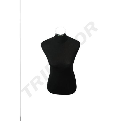 [040027] Woman bust, black fabric