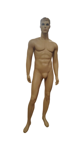 [040344] Manechin masculin cu păr sculptat în culoarea pielii