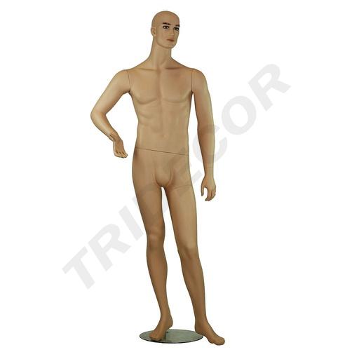[040719] Manechin masculin realist culoare carne cu brațul drept îndoit din fibră