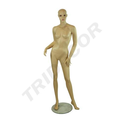 [040790] Maniquí De Mujer Realista Sin Pelo, Brazo Flexionado