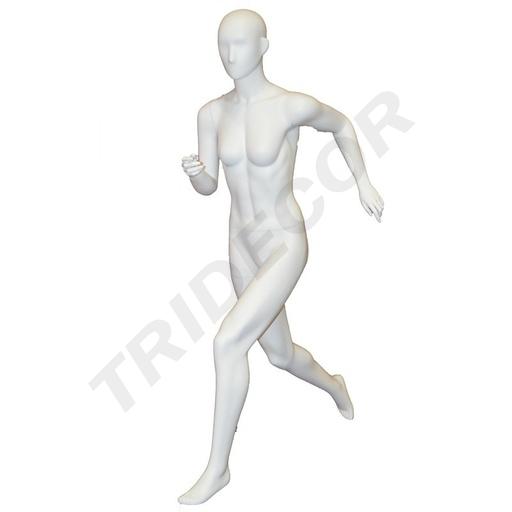 [040021] Maniquí Deportivo De Mujer Blanco Mate Running