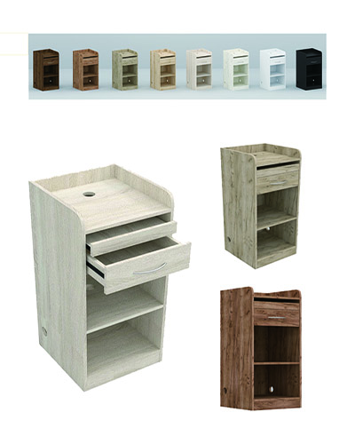 [0270010/O] Box counter 50x50x90 cm in various colors to choose from