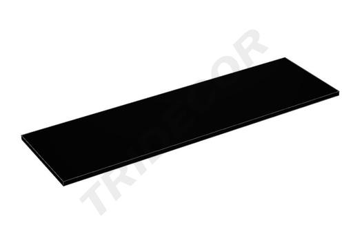 [045548] Holzregal 120X35cm Stärke 19mm Farbe Schwarz