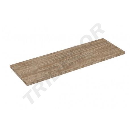 [045246] Eichenfarbenes Holzbrett, Maße 120x40 cm, Dicke 19 mm