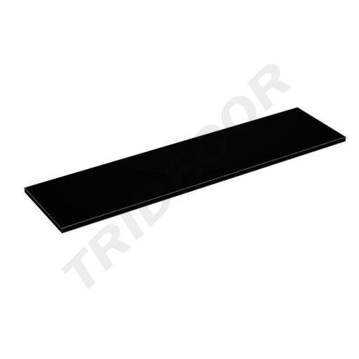 [045545] Baldas De Madera 120X30 Cm Color Negro 19 Mm