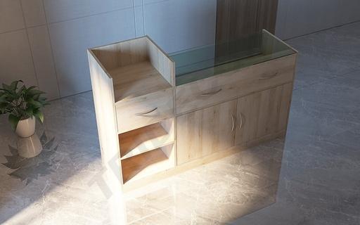 [0270018/O] Ghișeu cu sticlă în diferite culori 170X50X110cm