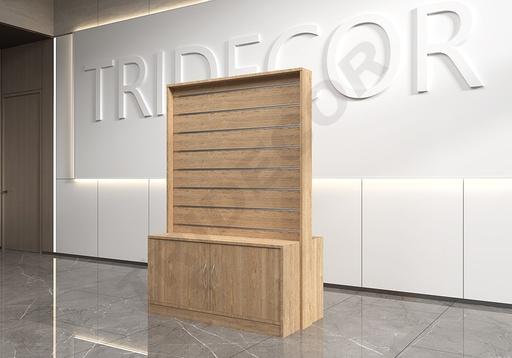[0273000/O] Display Gondola with Furniture 120X60X175cm Various Colors