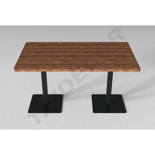 [0273016] Rectangular Wooden Table for Hospitality 140X80X75cm Various Colors