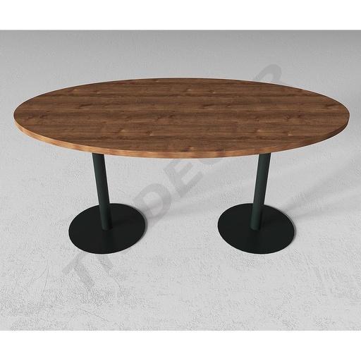 [0273025] Mesa para Hosteleria Ovalada 160X80X75cm Vario Colores