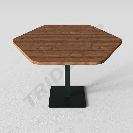 [0273022] Hexagonal Hospitality Table 60X60X75cm Various Colors