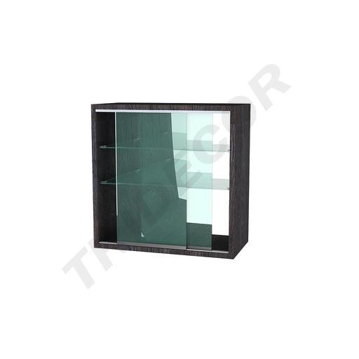 [045723] 挂墙展示柜Vitrina Expositora de Pared para Tiendas Color Oak Oscuro