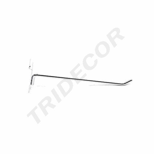 [001606] 卡细槽电镀铝板钩 Gancho Cromado para Aluminio 15cm 200/caja