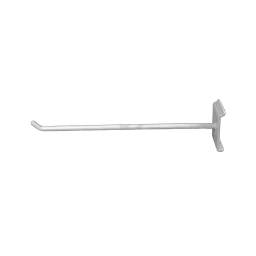 [001624] 白色铝板钩8mm 30cm Gancho Blanco para lama de Aluminio 50/caja