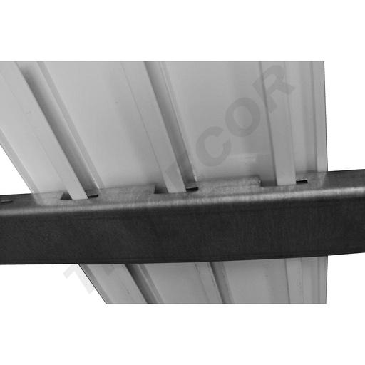 [006116] 卡细槽铝合金板龙骨 Sujeción para Lama de Aluminio Estrecho 240cm
