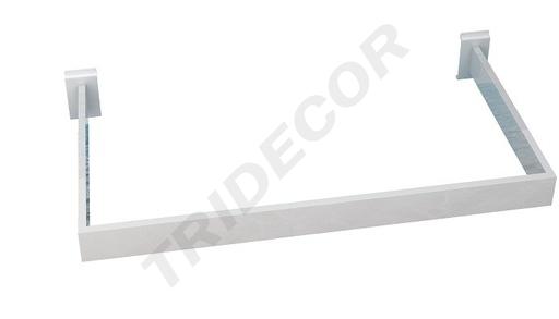 [002371] Barra para colgador de abrigos para ranura estrecha, 60X30 cm